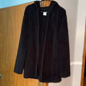 Cozy Black Teddy Jacket